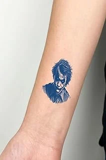 Adil Joker Yarı Kalıcı Geçici Dövme 1 Ay Kalıcı Yapıştırma Dövme 5X5 Cm ürün görseli 1