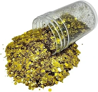 Tinky Winky Epoksi Süsleme Glitter Sarı Gold Pul 5 Gr ürün görseli 1