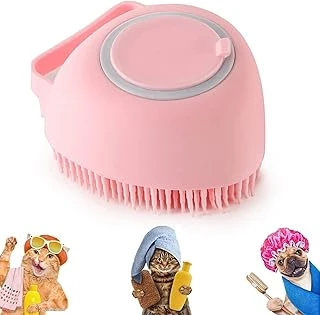 Aputue Evcil Hayvan Banyo Fırçası, Banyo Fırçası, Yumuşak Silikon Şampuan Fırçası, Kısa Uzun Tüylü Evcil Hayvanlar İçin Masaj Fırçası ürün görseli 1