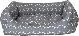 Pet Uniform Bone Gri-Beyaz Yatağı S 50X60Cm ürün görseli 1