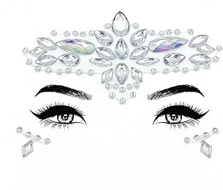 Bearpear Lotus Figürlü Holografik Kristal Yüz Taşı Face Sticker ürün görseli 1