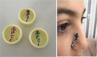 Yapışkanlı Yüz Taşı Face Gems 3 Adet Birden Burun Parmak Hızma Modeli 1 ürün görseli 1