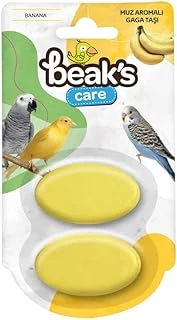 Beak'S Kuşlar Için Ek Besinler, İkili, Muz Aromalı Gaga Taşı X 9 Adet ürün görseli 1