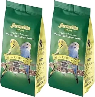 Bypet Farmville 8 Karışımlı Muhabbet Kuşu Yemi 500 Gram 2Li Paket ürün görseli 1