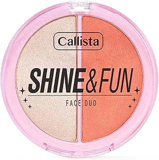 Callista Shine & Fun Face Duo 120 Team Allık & Aydınlatıcı Paleti ürün görseli 1