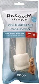 Dr.Sacchi Sığır Etli Sığır Derisi Genişletilmiş Düğüm Kemik Tahılsız Ödülü 7-8“ 130-140 Gr 1'Li ürün görseli 1