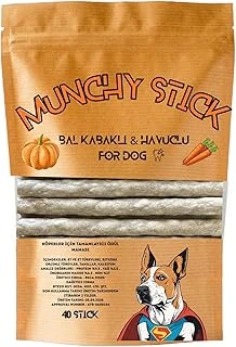 Doğal Balkabaklı Havuçlu Ödül Maması, Çiğneme Çubuğu 40 Adet Maxi Paket ürün görseli 1