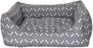 Pet Uniform Bone Gri-Beyaz Yatağı M 60X70Cm ürün görseli 1