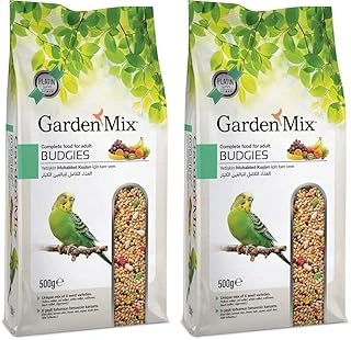 Gardenmix Platin Seri Vitaminli Meyveli Muhabbet Kuşu Yemi 500 Gr 2Li Paket ürün görseli 1