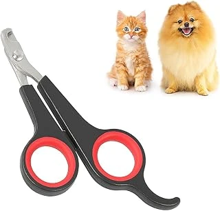 Evcil Hayvan Tırnak Makası – Paslanmaz Çelik – Ergonomik Kaymaz Sap – Sessiz Güvenli Kullanım – Kırmızı İç Halkalı Model – Köpekler İçin Uygun ürün görseli 1