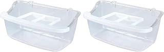Beak'S Kuş Yemlikleri, 10 Cm Izgaralı Mamalık, Şeffaf X 36 Adet (2 Paketi) ürün görseli 1