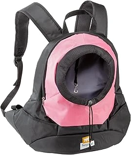 Ferplast Kangoo Sırt Çantası, Sırt Çantası, Çantası, Geniş Açıklık, Emniyet Kemeri, Ayarlanabilir Kayışlar, Maks. 8 Kg, 41,5 X 20 X 43 Cm, Pembe ürün görseli 1