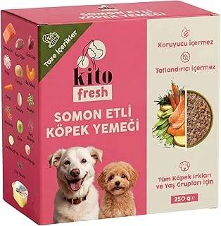Kito Fresh Somon Etli Yemeği%100 Taze İçerikli Mama 250 Gr ürün görseli 1