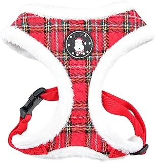 Puppia Paqd-Ac1470 Blitzen Harness A, M, Kareli Kırmızı ürün görseli 1