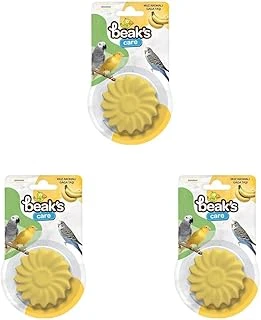 Beak'S Kuşlar Için Ek Besinler, Tekli, Muz Aromalı Gaga Taşı X 8 Adet (3 Paketi) ürün görseli 1