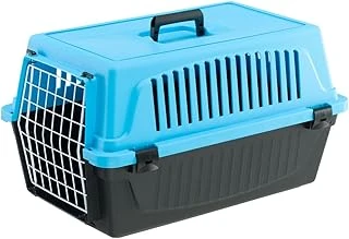 Ferplast Taşıma Kutusu Kedi, Taşıma Kutusu, 8 Kg'A Kadar Küçük Kediler, Kapı Plastik Demir, Havalandırma Delikleri, 37 X 58 X Y 32 Cm, Sert Kabuklu Taşıma Kabı Atlas 20 El, ürün görseli 1