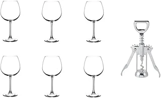 Pasabahce Paşabahçe 7 Parça Enoteca Kadeh Tirbuşonlu Set ürün görseli 1