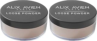 Alix Avien İpeksi Toz Pudra Sabitleyici Etki Mat Bitiş Infinity Touch Loose Powder 03 Apricot 25 G (2 Paketi) ürün görseli 1