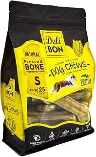 Doggie Deri Pres Kemik, S Boy, Naturel, 12Cm X 25Adet ürün görseli 1