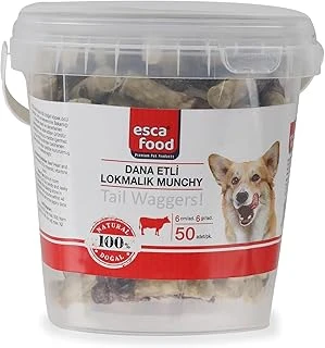 Esca Food Dana Etli Lokmalık Munchy 6 Santimetre 6 Gram 50'Li Ödül ürün görseli 1