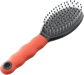 Ferplast Gro 5929 Oval Plastik Dişli Tüy Fırçası, S, Red, Single Wire ürün görseli 1