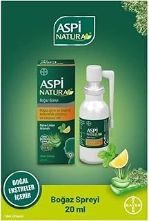 Bayer Aspi Natura Boğaz Spreyi 20 Ml ürün görseli 1