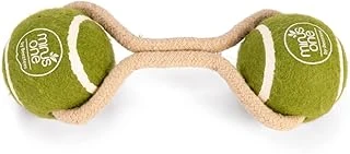 Beeztees Oyuncağı, İpli İki Tenis Topu, Kauçuk, Gri/Kahverengi, 21Cm, Top 6,3Cm ürün görseli 1