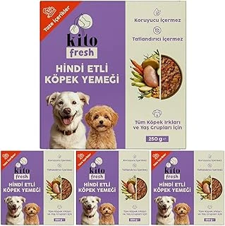 Kito Fresh Hindi Etli Yemeği%100 Taze İçerikli Mama 250 Gr (4 Paketi) ürün görseli 1