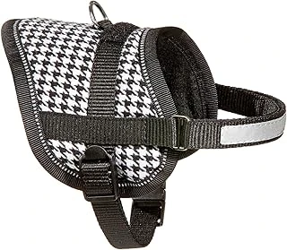 Karlie Reflektörlü Göğüs Tasması, Xs, 26-35 Cm, Siyah/Beyaz ürün görseli 1