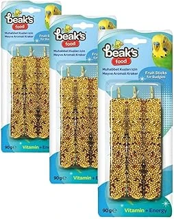 Beak'S Kuşlar Için Ek Besinler, Blister, Meyveli Muhabbet Krakeri, 3 Ad X 10 Adet (3 Paketi) ürün görseli 1