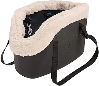 Ferplast Küçük Köpekler Kediler Için Taşıma Çantası, Evcil Hayvanlar Için Taşıma Çantası, Çantası, Ayarlanabilir Taşıma Kayışı, Emniyet Kemeri Dahil, 21,5 X 43,5 X Y 27 Cm, Siyah ürün görseli 1