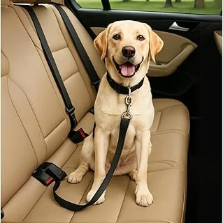 Ayarlanabilir Evcil Hayvan Araç Emniyet Kemeri – Köpekler Için Oto Emniyet Tasması, Konforlu Güvenli Seyahat İçin Dayanıklı Oto Bağlantı Kayışı, Tüm Araçlarla Uyumlu ürün görseli 1