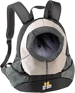 Ferplast Kangoo Large Küçük Taşıma Çantası, Dolgulu Omuzlar, Sağlam Dayanıklı Malzeme, Gri ürün görseli 1