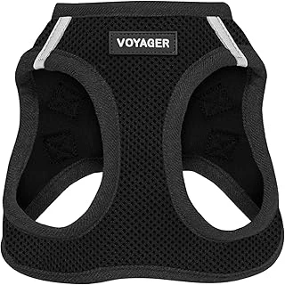 Voyager Step-In Air Koşum Takımı - Best Pet Supplies Küçük Orta Ölçekli Köpekler Için Yelek Koşumunda Tüm Hava Mesh Basamağı - Siyah, Xl ürün görseli 1
