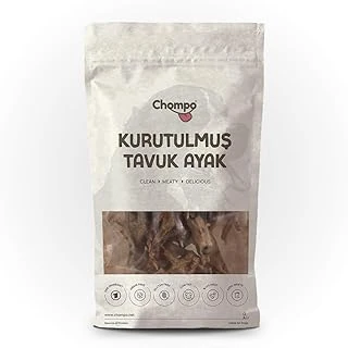 Chompo Kurutulmuş Tavuk Ayak 100% Doğal Katkısız Ödül 10 Adet ürün görseli 1