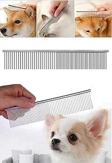 Duffa Metal Düz Tarağı, Pet Kuaför Tarağı, Tüy Kesmek İçin Tarak, Kıtık Açıcı Tarak ürün görseli 1