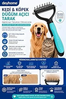 Düğüm Açıcı Tarak Çift Yönlü Tüy Açıcı Tüy Toplayıcı Evcil Hayvan Tarağı ürün görseli 1