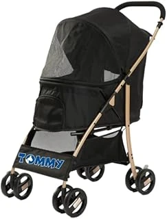 Tommy Evcil Hayvan Arabası Siyah 67 * 47 * 98Cm 15Kg ürün görseli 1
