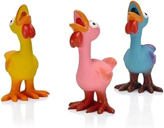 Beeztees Oyuncağı, Sesli, Horozlar, Lateks, Çeşitli Renklerde, 17X9,5X9Cm ürün görseli 1