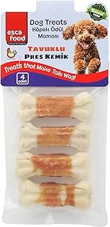 Esca Food Tavuklu Pres Kemik 7 Santimetre 4’Lü 100 Gram Ödül ürün görseli 1