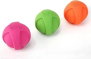 Hartz Duraplay Ball Gıcırtılı Lateks Oyuncağı, Orta, 3'Lü Paket ürün görseli 1