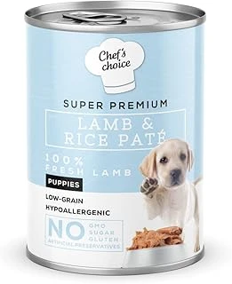 Chef'S Choice Yavru Köpekler İçin, Hipoalerjenik, Kuzu Etli Pirinçli Ezme, 400 G X 12 Adet ürün görseli 1