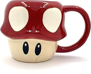Netavantaj Super Mario Mantar 3D Tasarım Kupa Bardak ürün görseli 1