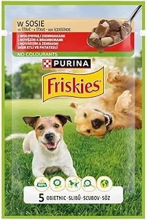 Friskies Yetişkin Köpekler Için Sığır Etli Sebzeli Yaş Mama 85 Gram ürün görseli 1