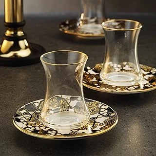 Sandro Moreno 1453 Burçlar 12 Parça Çay Seti Renkli 6 Kişilik 110Ml ürün görseli 1