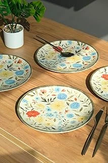 Tabakevi Tabak Evi Porselen Fiori Tuval Pasta Tabağı 20Cm 4 Kişilik 4 Parça Tvl4Ptprs1212 ürün görseli 1