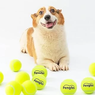 Jouis Oyuncağı Tenis Topu 2'Li Büyük Boy – Dayanıklı Kauçuk İç Yapı, Dostu Yumuşak Keçe Kaplama, Suya Dayanıklı, Hafif Esnek Yapı – Küçük Orta Irk Köpekler İçin Getir-Oyunu Topu ürün görseli 1