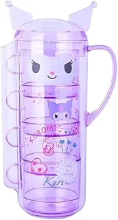 Miniso Sanrio Kuromi Sürahi İstiflenebilir Bardak Seti 1400 Ml ürün görseli 1