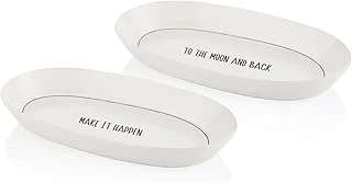 The Mia Daily Tunes Oval Servis 2Li Set 29Cm ürün görseli 1