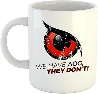 Aog Logo Baskılı Porselen Kupa Bardak #3 ürün görseli 1